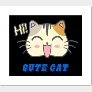 Cute cat lover Posters and Art